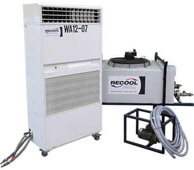 Split Systeem <br/> Lucht/Water Verrijdbare Airconditioner LWPA120 • Recool