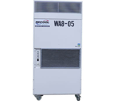 Monobloc watergekoeld <br/> Watergekoelde Verrijdbare Airconditioner WA8 – 230V • Recool