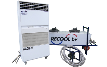 Watergekoelde airconditioners voor middelgrote en grote ruimtes • Recool